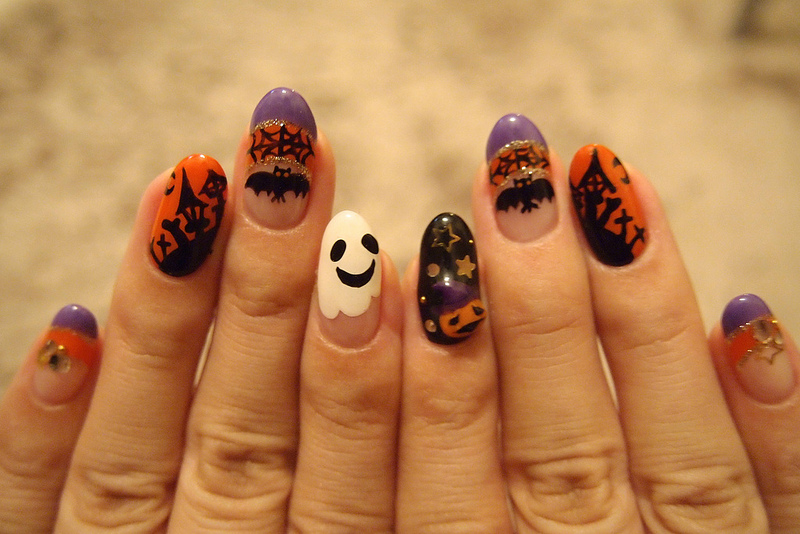 manicure jesień zima