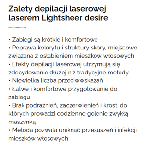 Laser lightsheer desire